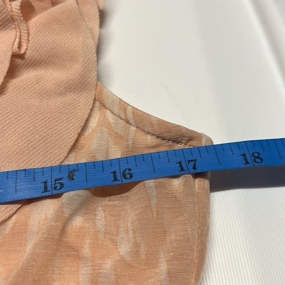 𝅺elle Peach Ruffle Top S - Picture 6 of 6
